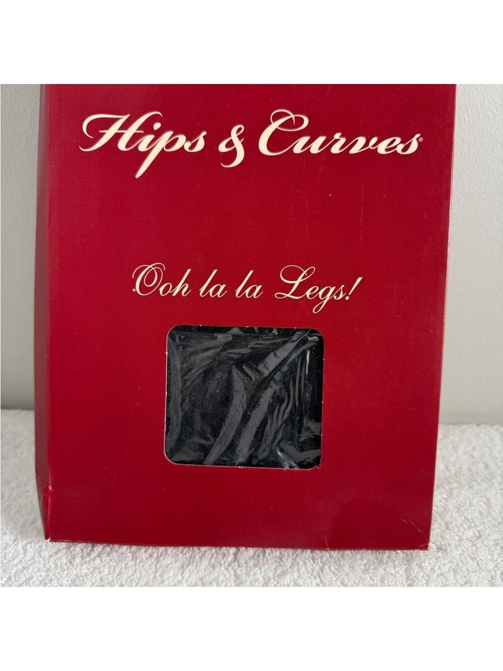 Hips and Curves Black Stockings Size 3/4